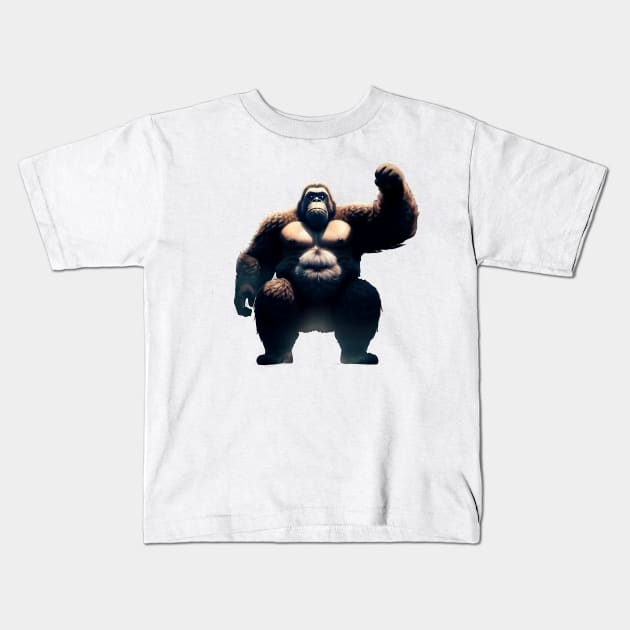 Just a Gorilla 2 Kids T-Shirt by Dmytro